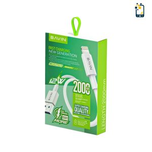 Bavin 12W Fast Charging 2M Lightning Cable